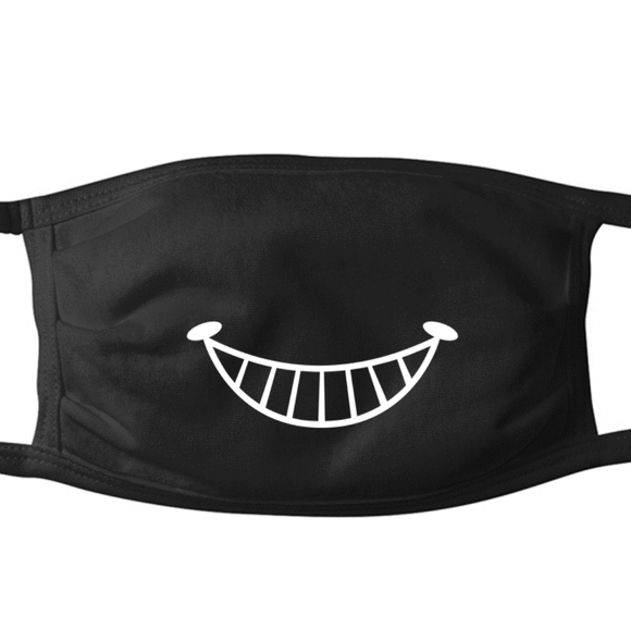 5⭐ Smile 100% Cotton Jersey Adult Face Mask - Picture 5 of 10